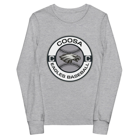 Performance | Youth Long Sleeve T-Shirt | Eagles Baseball | Badge Logo