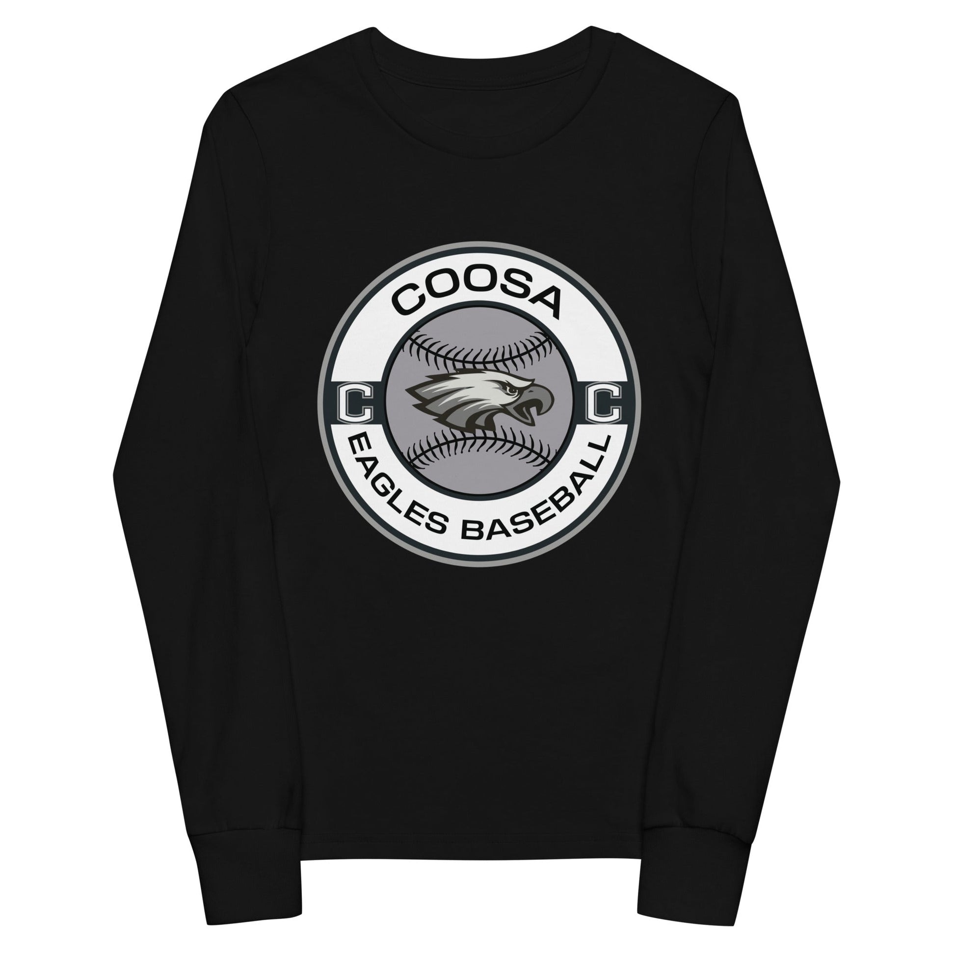 Performance | Youth Long Sleeve T-Shirt | Eagles Baseball | Badge Logo