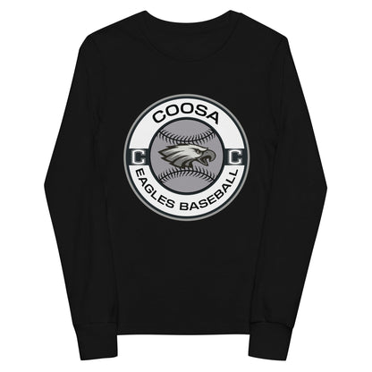 Performance | Youth Long Sleeve T-Shirt | Eagles Baseball | Badge Logo