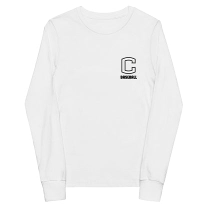 Performance | Youth Long Sleeve T-Shirt | Eagles Baseball | C Baseball Logo