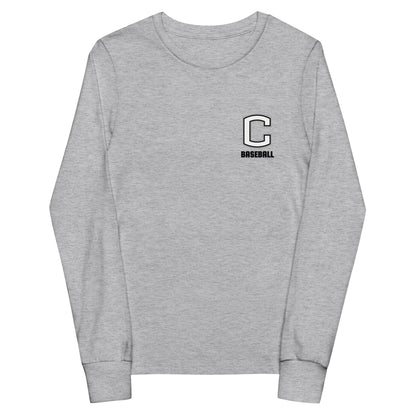 Performance | Youth Long Sleeve T-Shirt | Eagles Baseball | C Baseball Logo