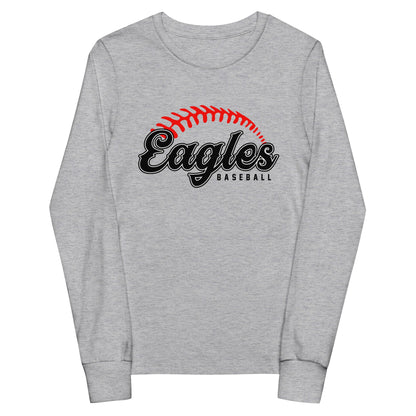 Performance | Youth Long Sleeve T-Shirt | Eagles Baseball | Script Logo