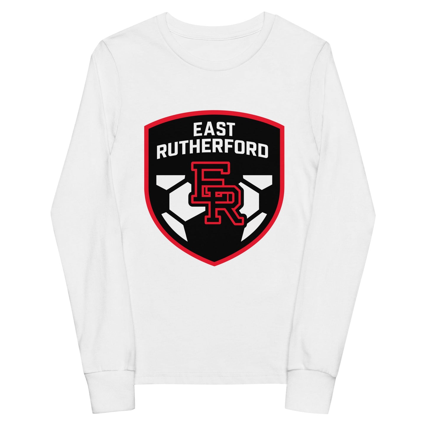 Performance | Youth Long Sleeve T-Shirt | East Rutherford Middle School | Shield Logo
