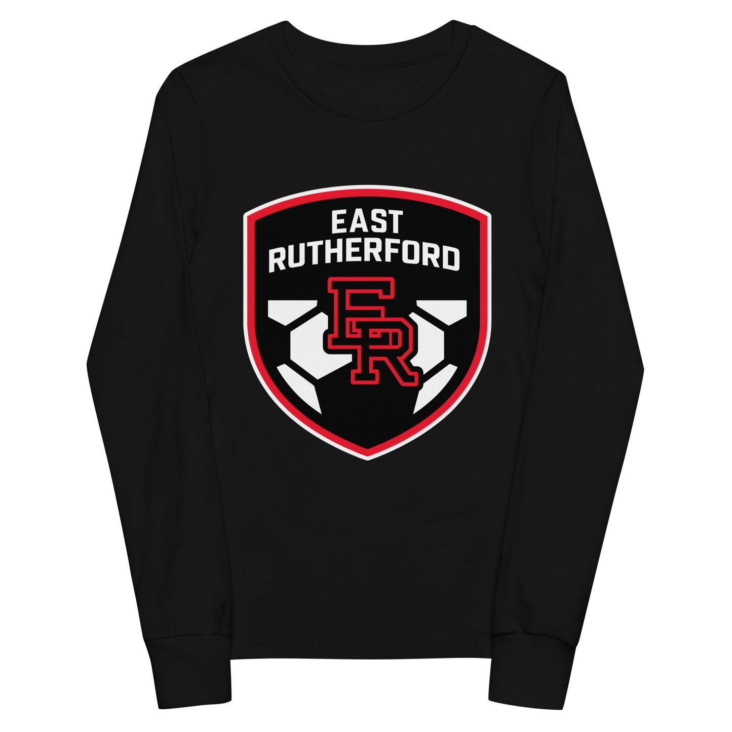 Performance | Youth Long Sleeve T-Shirt | East Rutherford Middle School | Shield Logo