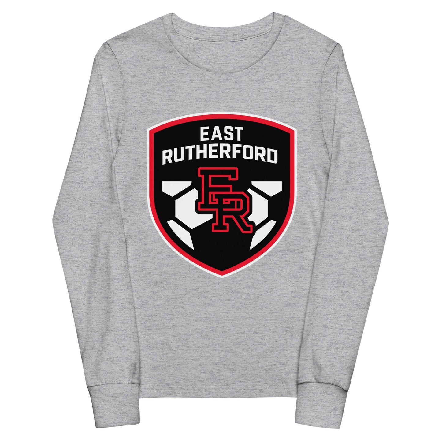 Performance | Youth Long Sleeve T-Shirt | East Rutherford Middle School | Shield Logo
