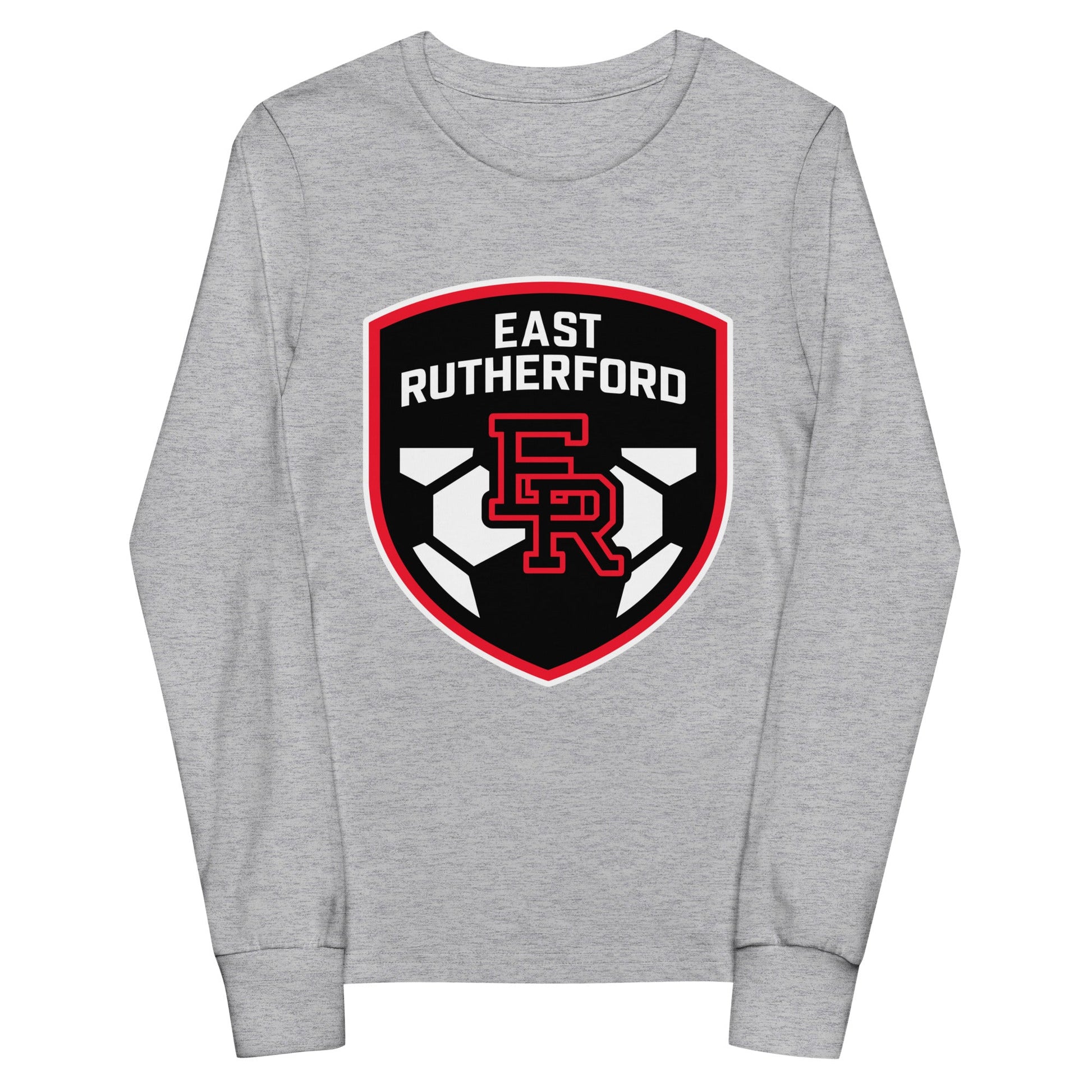 Performance | Youth Long Sleeve T-Shirt | East Rutherford Middle School | Shield Logo