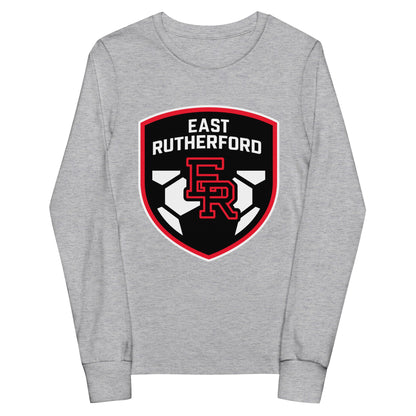 Performance | Youth Long Sleeve T-Shirt | East Rutherford Middle School | Shield Logo