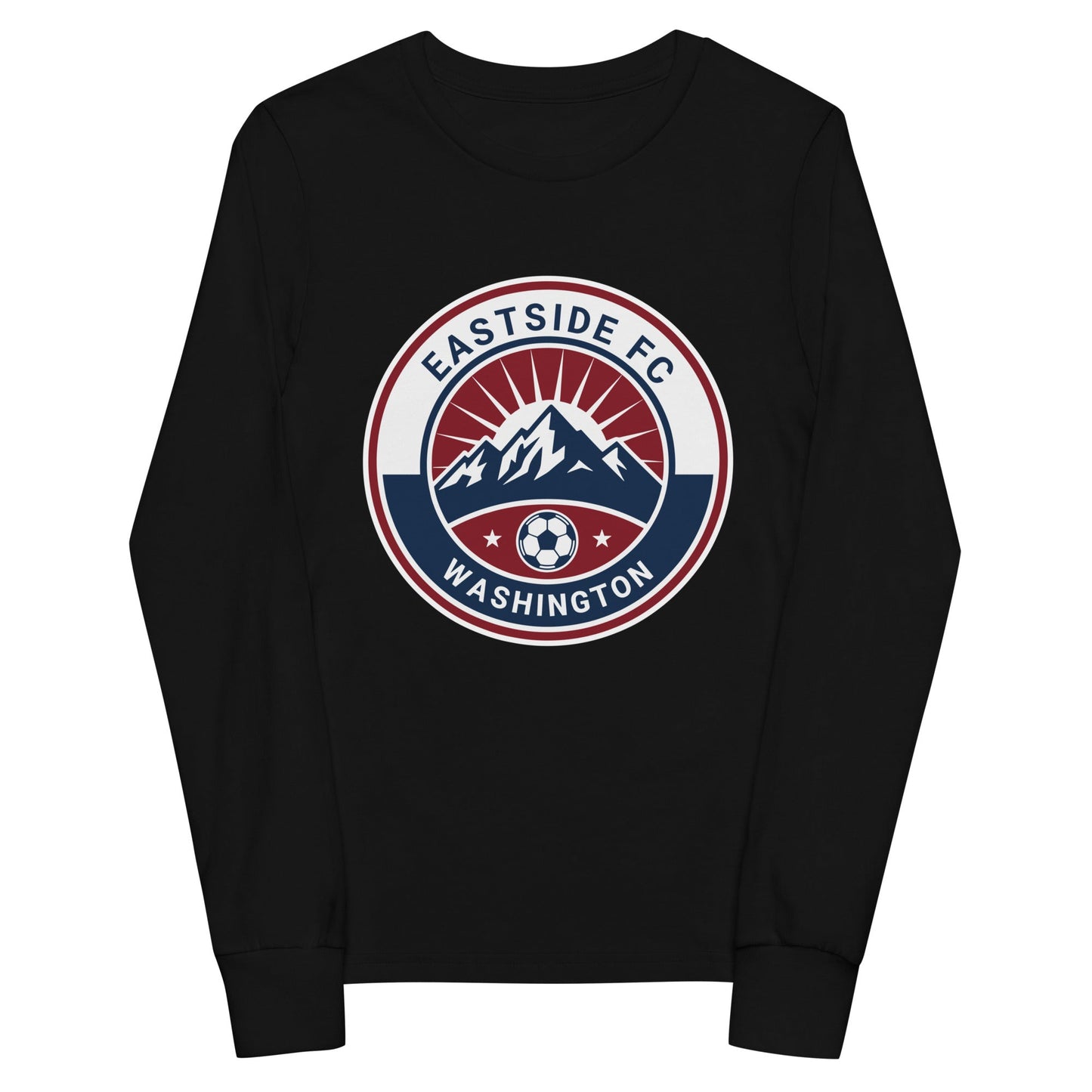 Performance | Youth Long Sleeve T-Shirt | Eastside FC | Mountain Logo
