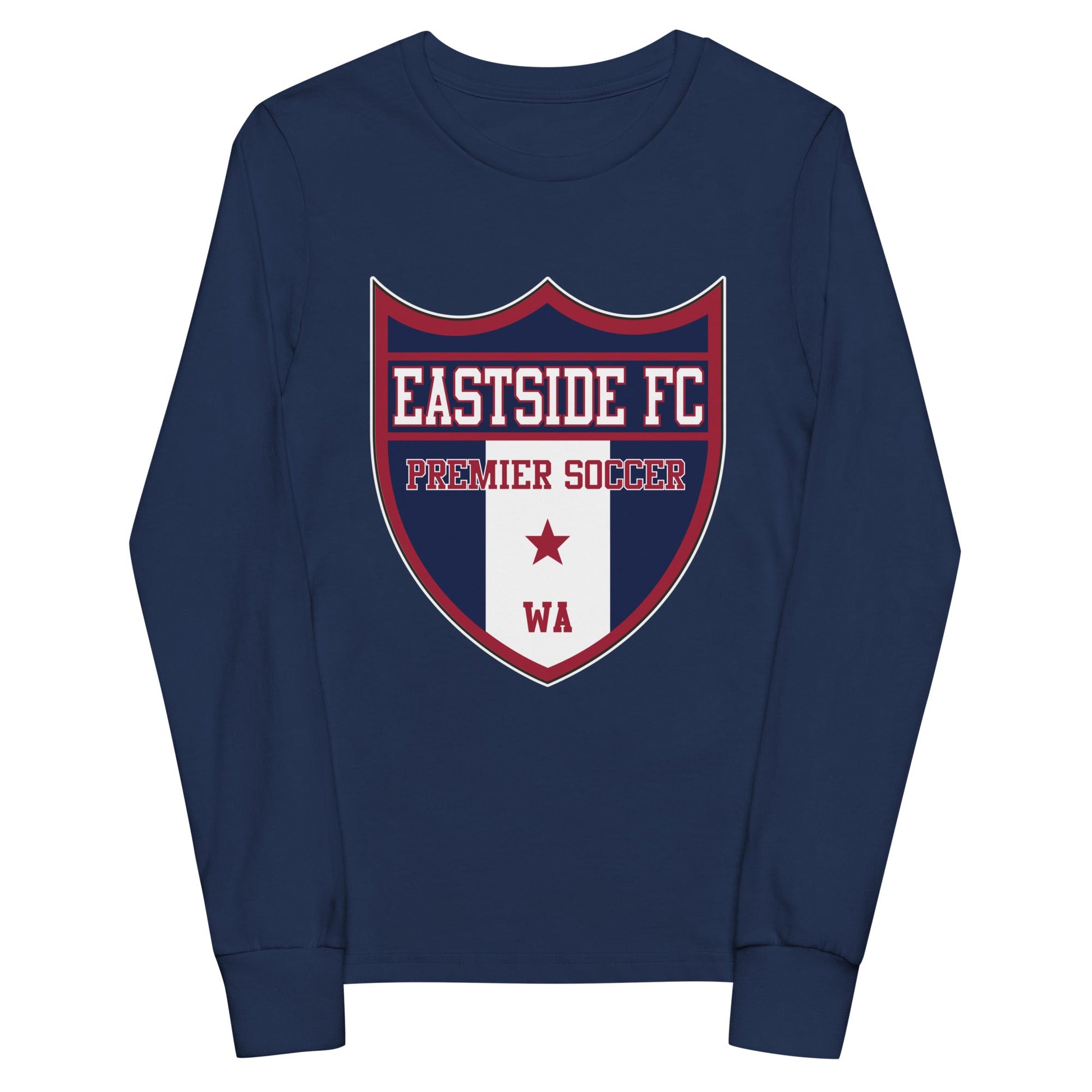 Performance | Youth Long Sleeve T-Shirt | Eastside FC | Shield Logo