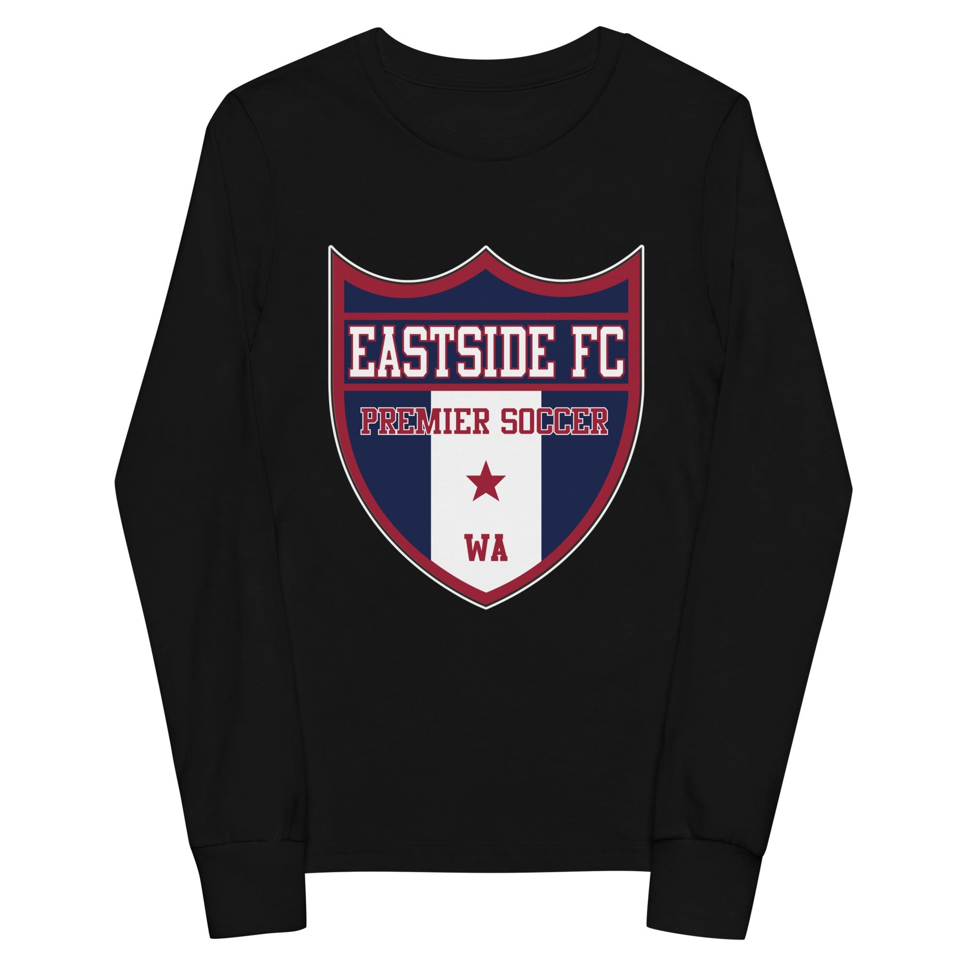 Performance | Youth Long Sleeve T-Shirt | Eastside FC | Shield Logo