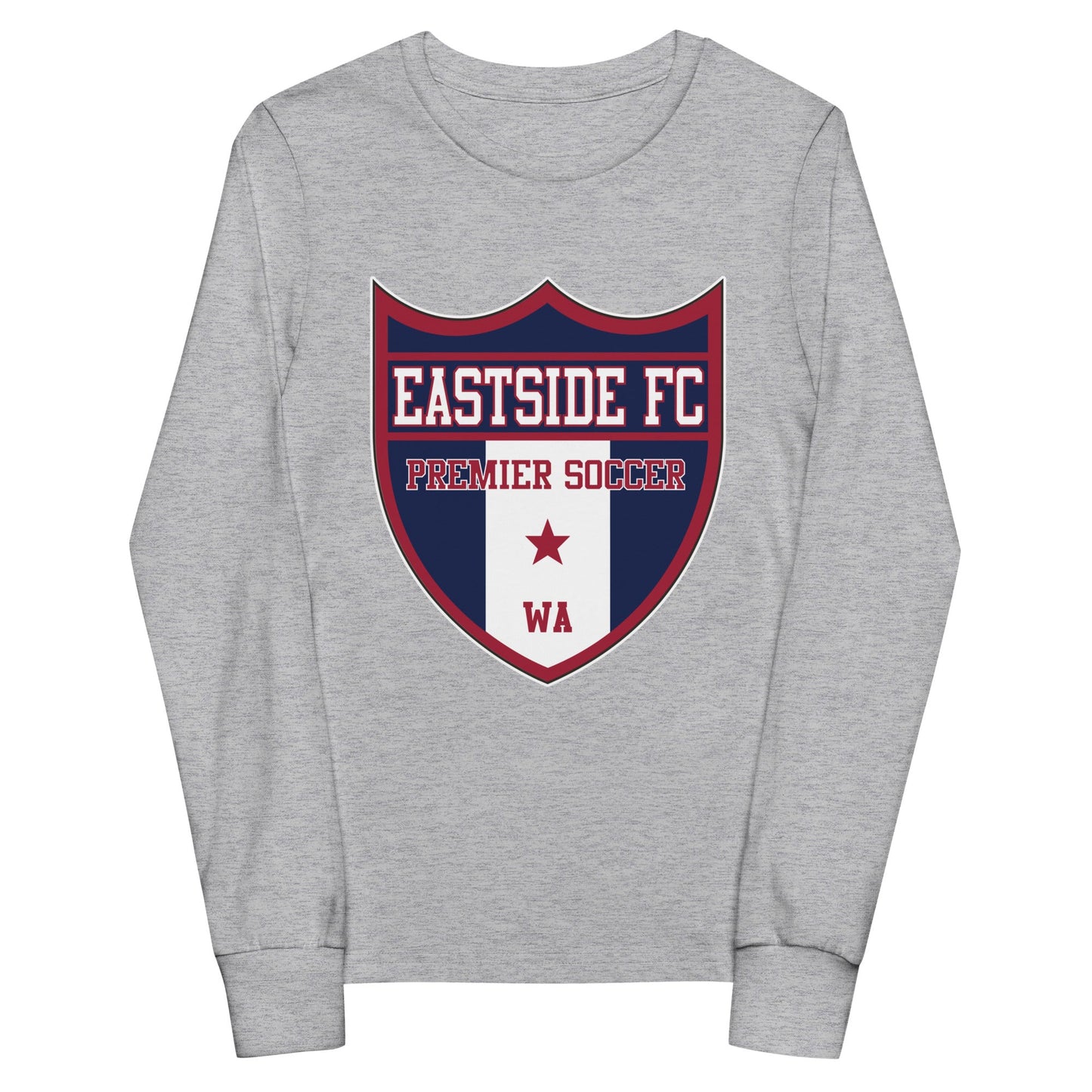 Performance | Youth Long Sleeve T-Shirt | Eastside FC | Shield Logo