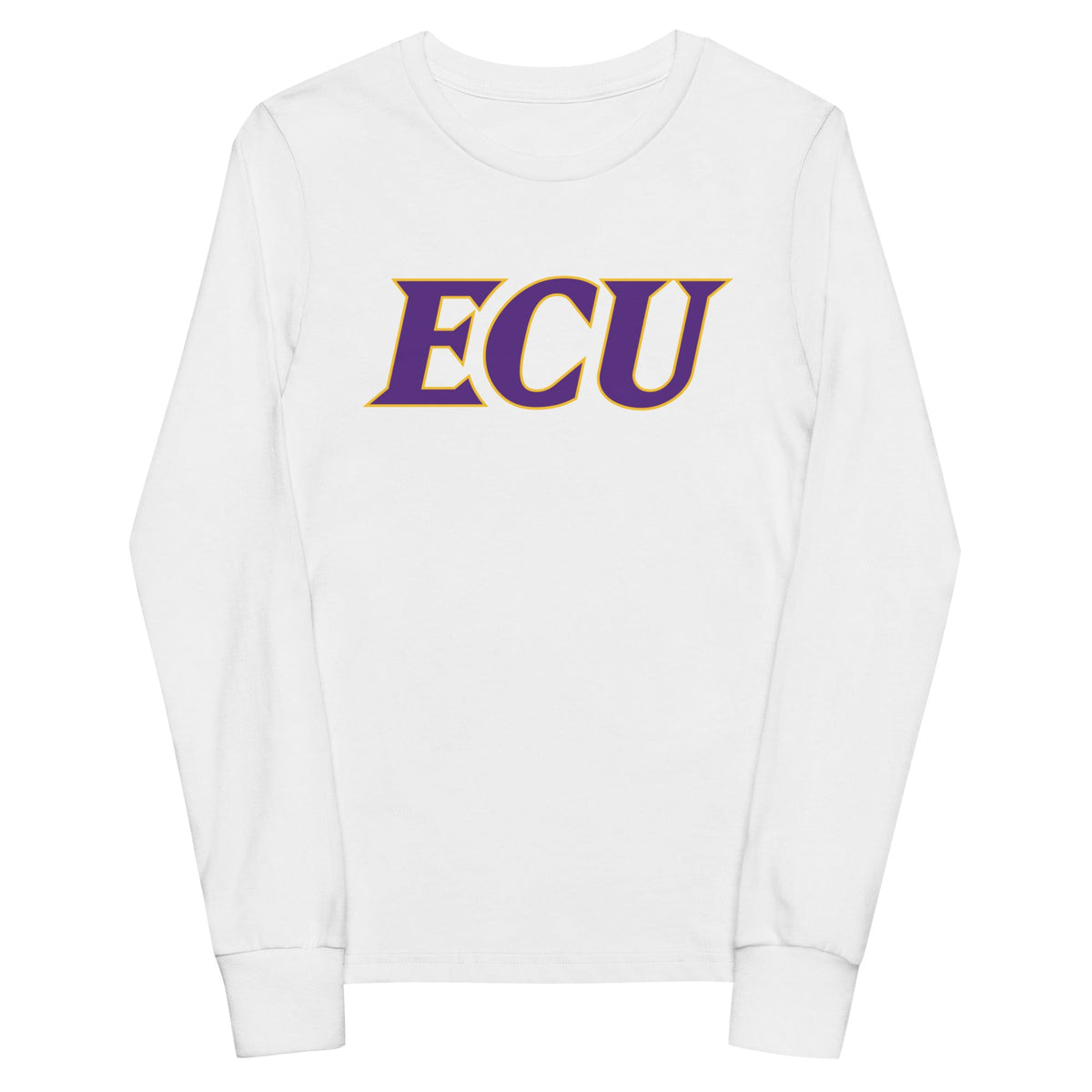 Performance | Youth Long Sleeve T-Shirt | ECU Club Womens Lacrosse | Crest Logo