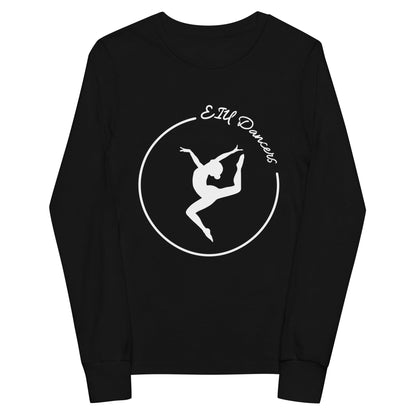 Performance | Youth Long Sleeve T-Shirt | EIU Dancers | Lyric Silhouette Logo