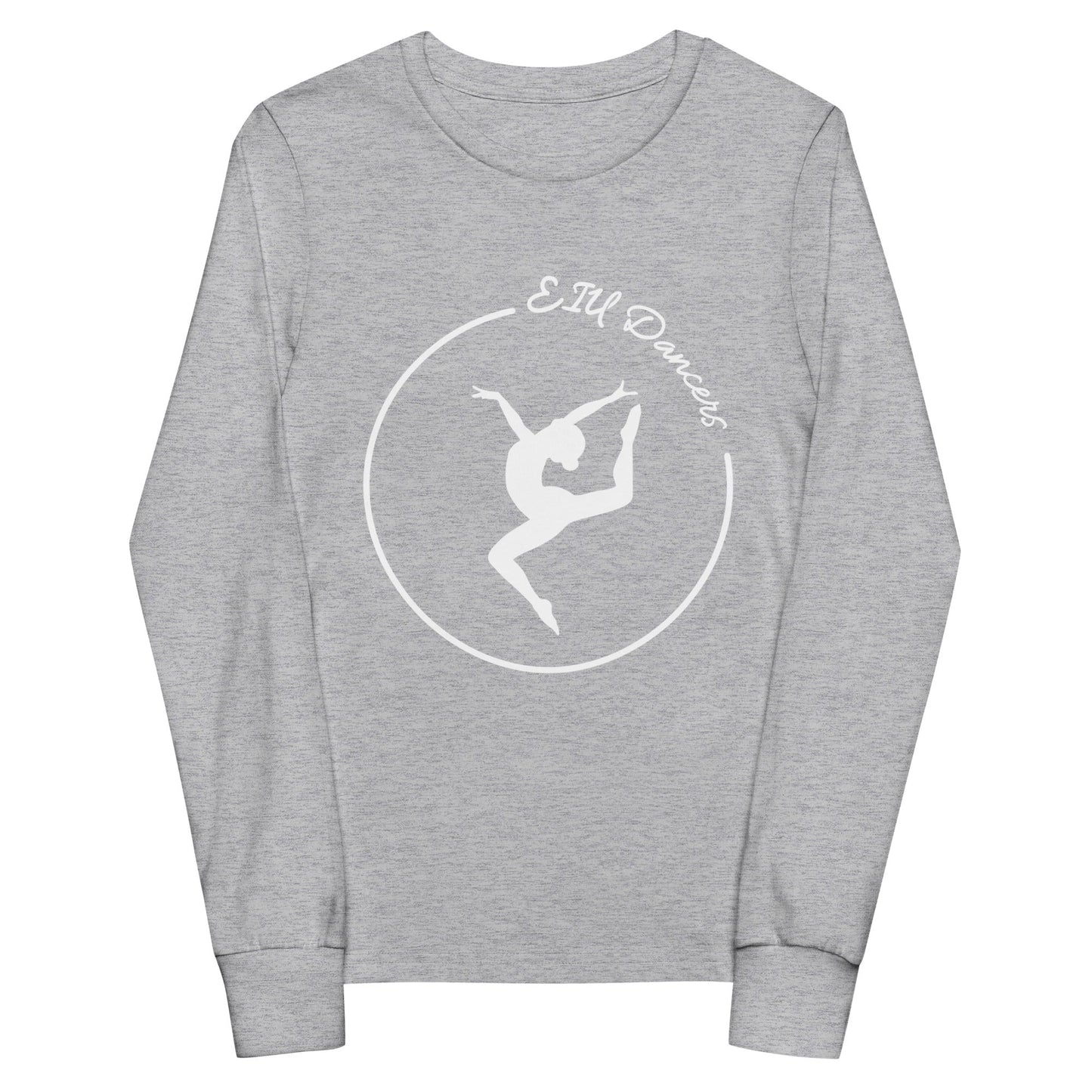 Performance | Youth Long Sleeve T-Shirt | EIU Dancers | Lyric Silhouette Logo