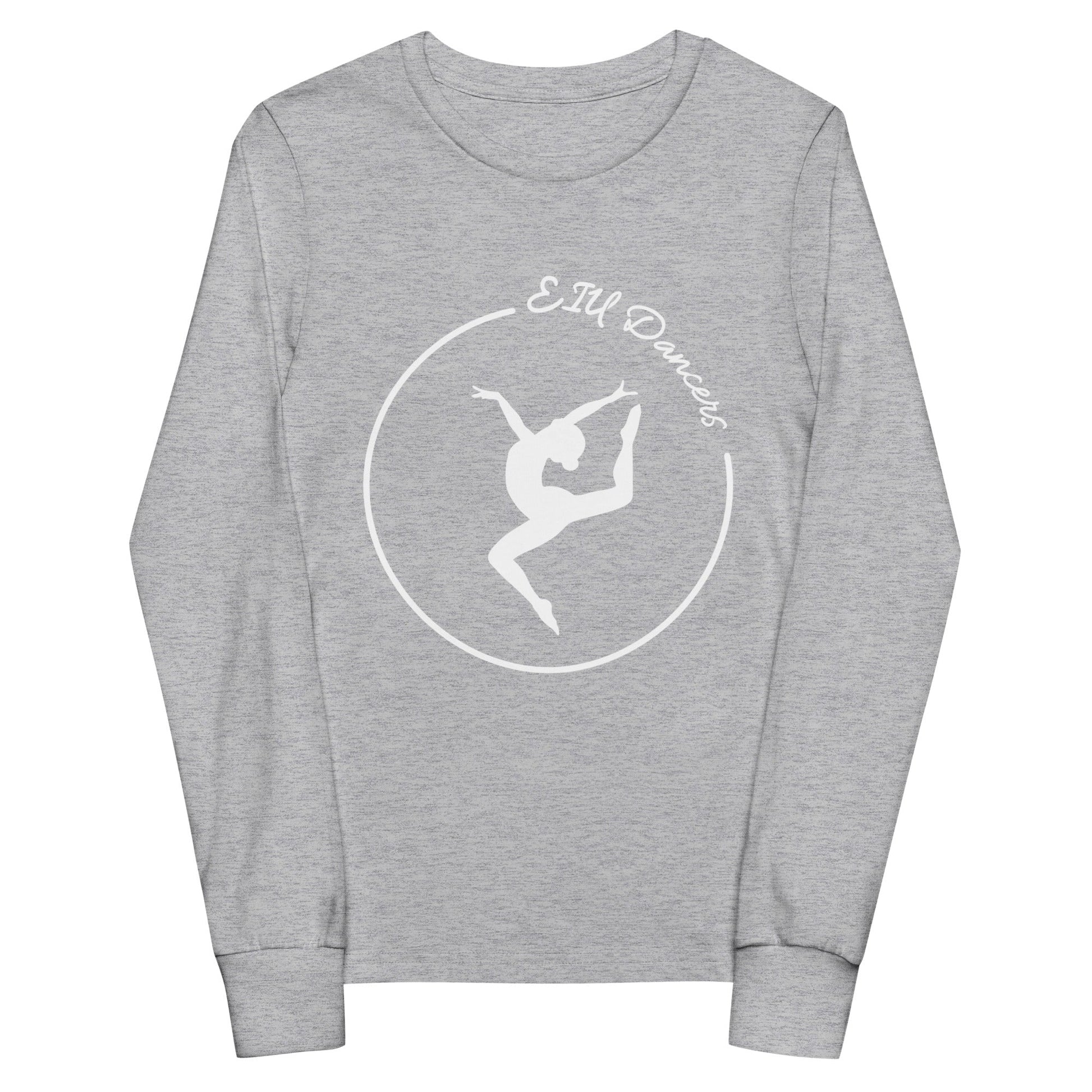 Performance | Youth Long Sleeve T-Shirt | EIU Dancers | Lyric Silhouette Logo