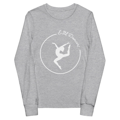 Performance | Youth Long Sleeve T-Shirt | EIU Dancers | Lyric Silhouette Logo