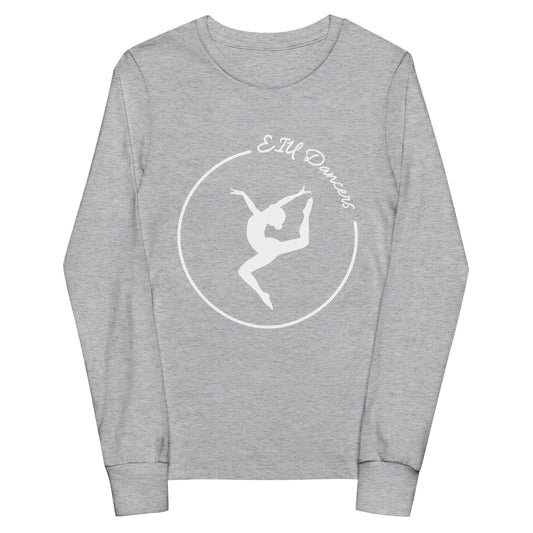 Performance | Youth Long Sleeve T-Shirt | EIU Dancers | Lyric Silhouette Logo