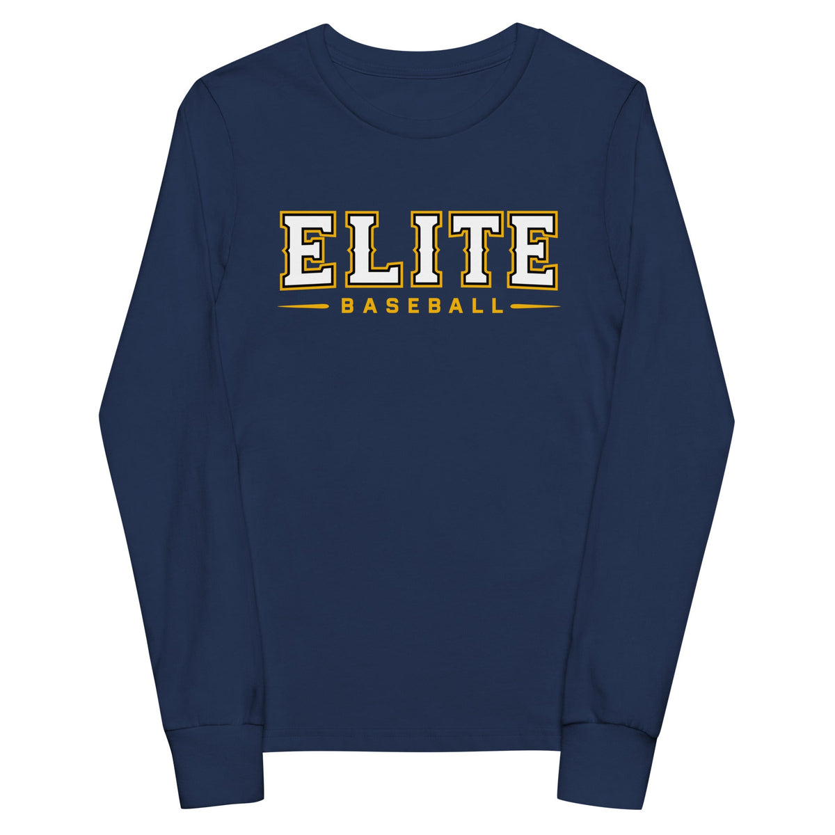 Performance | Youth Long Sleeve T-Shirt | Elite Baseball | Vanguard Logo