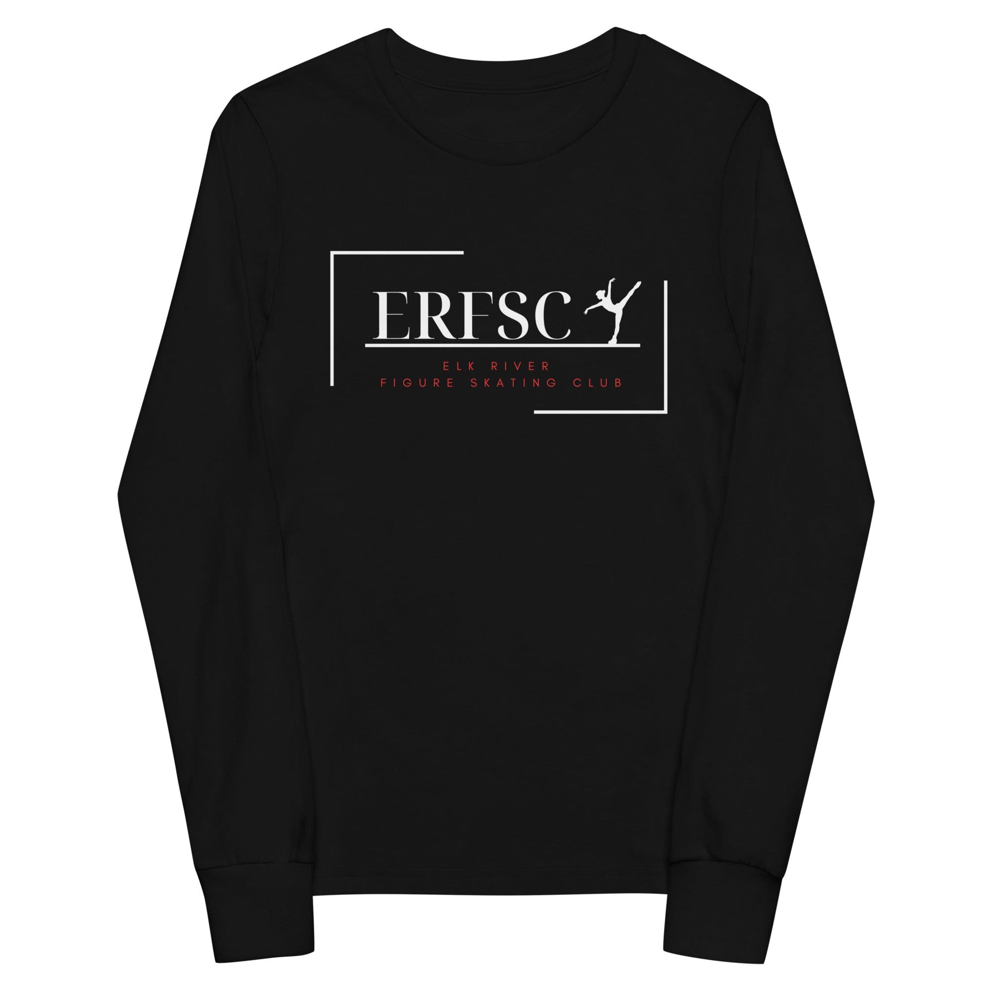 Performance | Youth Long Sleeve T-Shirt | Elk River Figure Skating Club | Alt Logo 1