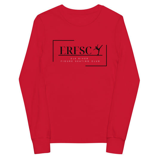 Performance | Youth Long Sleeve T-Shirt | Elk River Figure Skating Club | Alt Logo 2