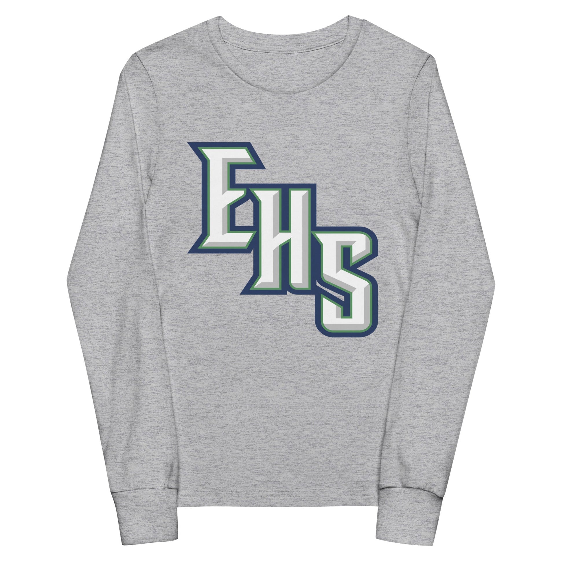 Performance | Youth Long Sleeve T-Shirt | Emerald High School Baseball | EHS Logo