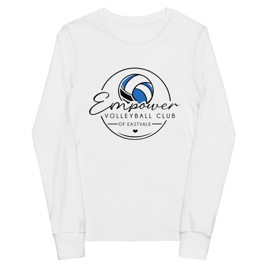 Performance | Youth Long Sleeve T-Shirt | Empower Volleyball Club | Icon Logo