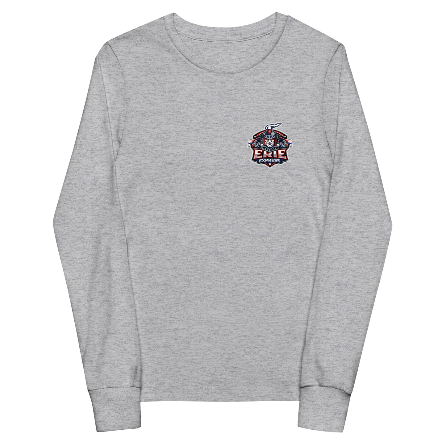 Performance | Youth Long Sleeve T-Shirt | Erie Express Football | Badge Logo
