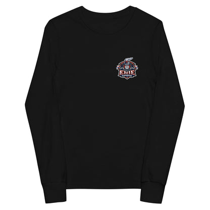 Performance | Youth Long Sleeve T-Shirt | Erie Express Football | Badge Logo