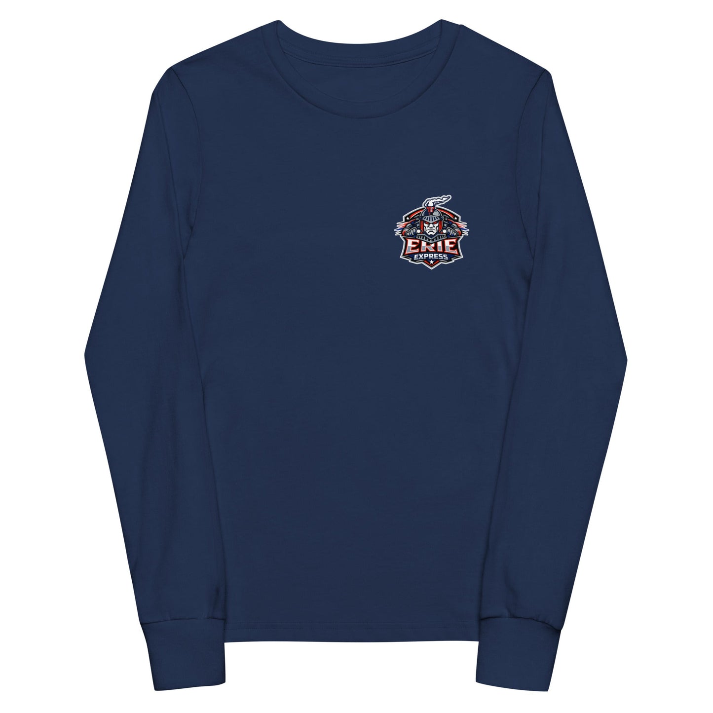 Performance | Youth Long Sleeve T-Shirt | Erie Express Football | Badge Logo