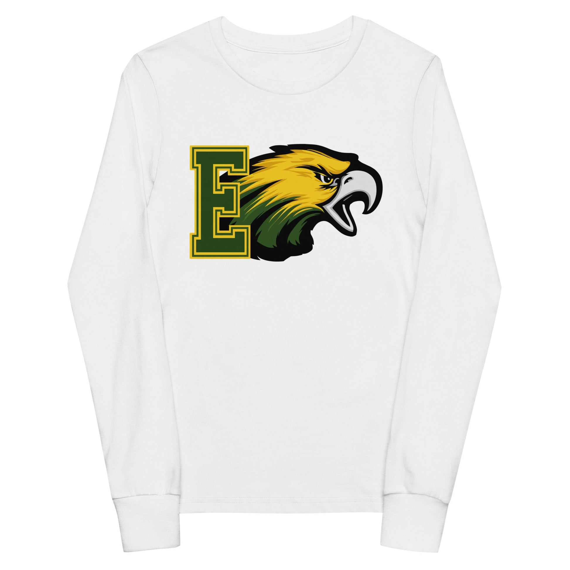 Performance | Youth Long Sleeve T-Shirt | Evergreen Junior High | Mascot Logo
