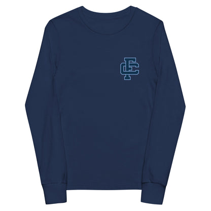 Performance | Youth Long Sleeve T-Shirt | Fellowship Christian School | Vanguard Crest Logo
