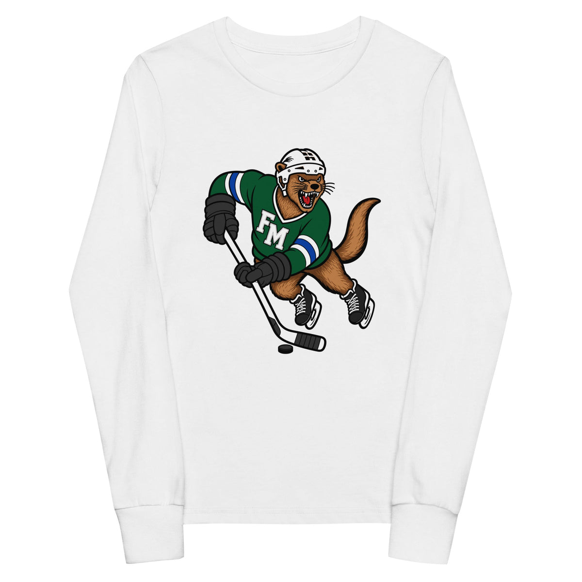 Performance | Youth Long Sleeve T-Shirt | Fighting Mongooses Hockey Club | Vanguard Otters Logo