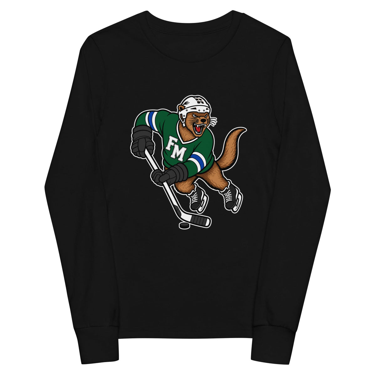 Performance | Youth Long Sleeve T-Shirt | Fighting Mongooses Hockey Club | Vanguard Otters Logo