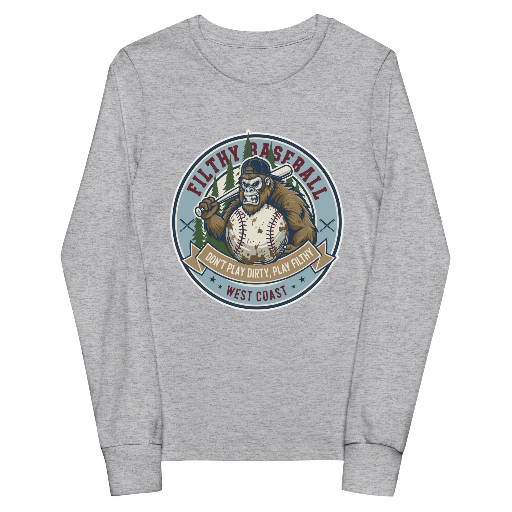 Performance | Youth Long Sleeve T-Shirt | Filthy Baseball Northwest