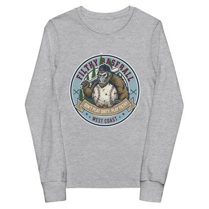 Performance | Youth Long Sleeve T-Shirt | Filthy Baseball Northwest