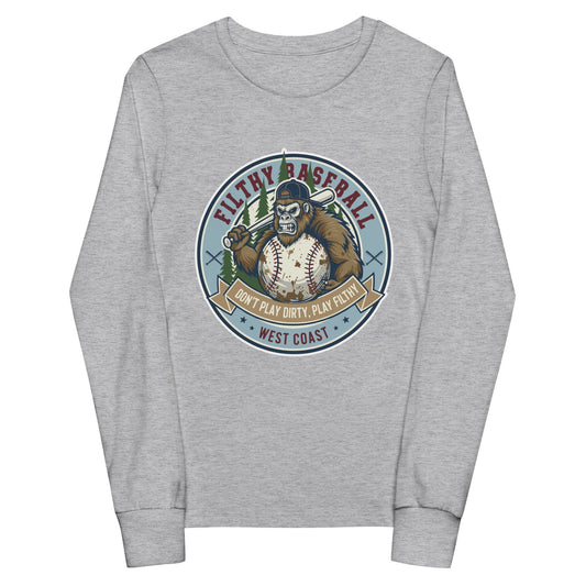Performance | Youth Long Sleeve T-Shirt | Filthy Baseball Northwest
