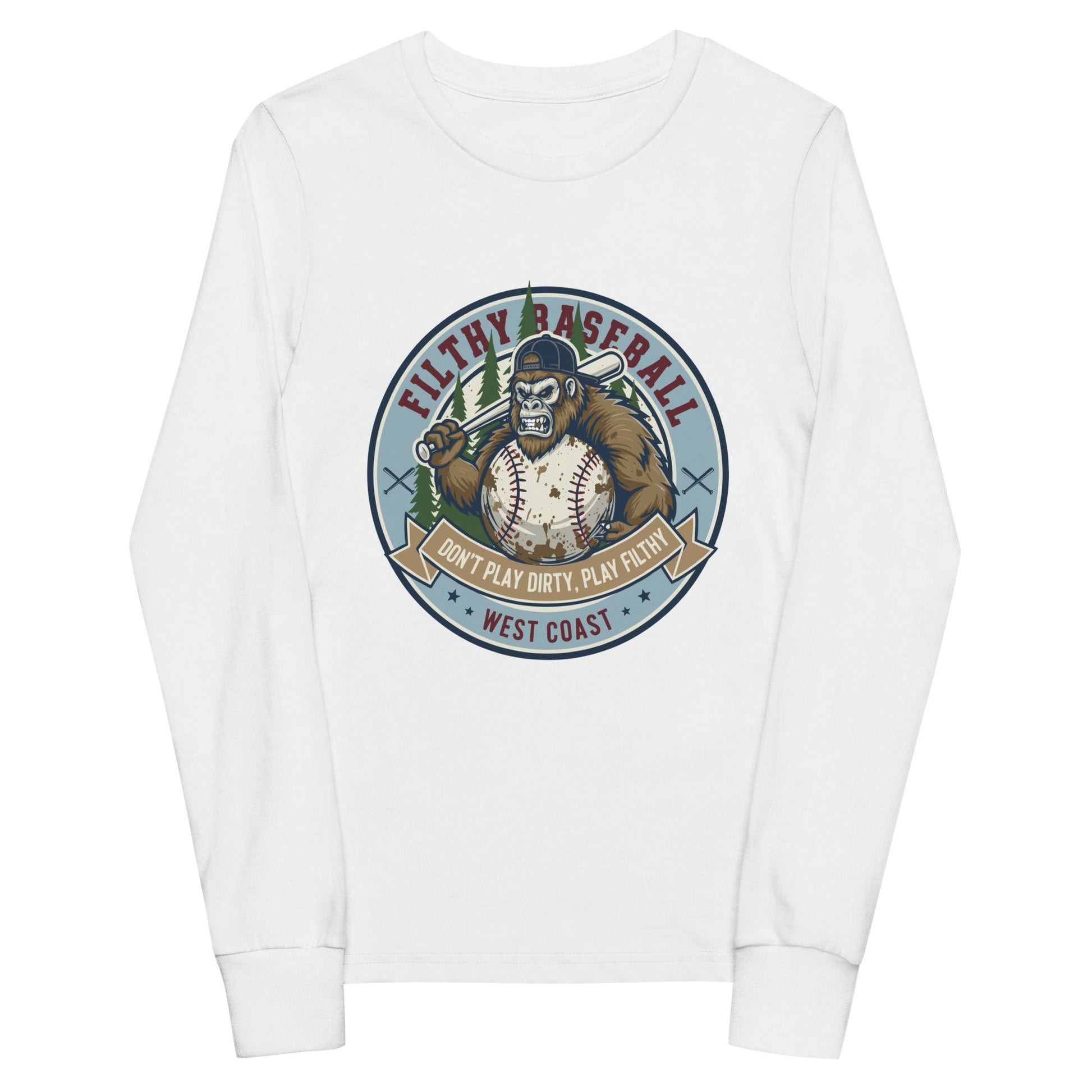 Performance | Youth Long Sleeve T-Shirt | Filthy Baseball Northwest