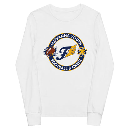 Performance | Youth Long Sleeve T-Shirt | Fluvanna Youth Football and Cheer | Badge Logo