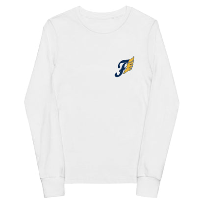 Performance | Youth Long Sleeve T-Shirt | Fluvanna Youth Football and Cheer | Crest Logo