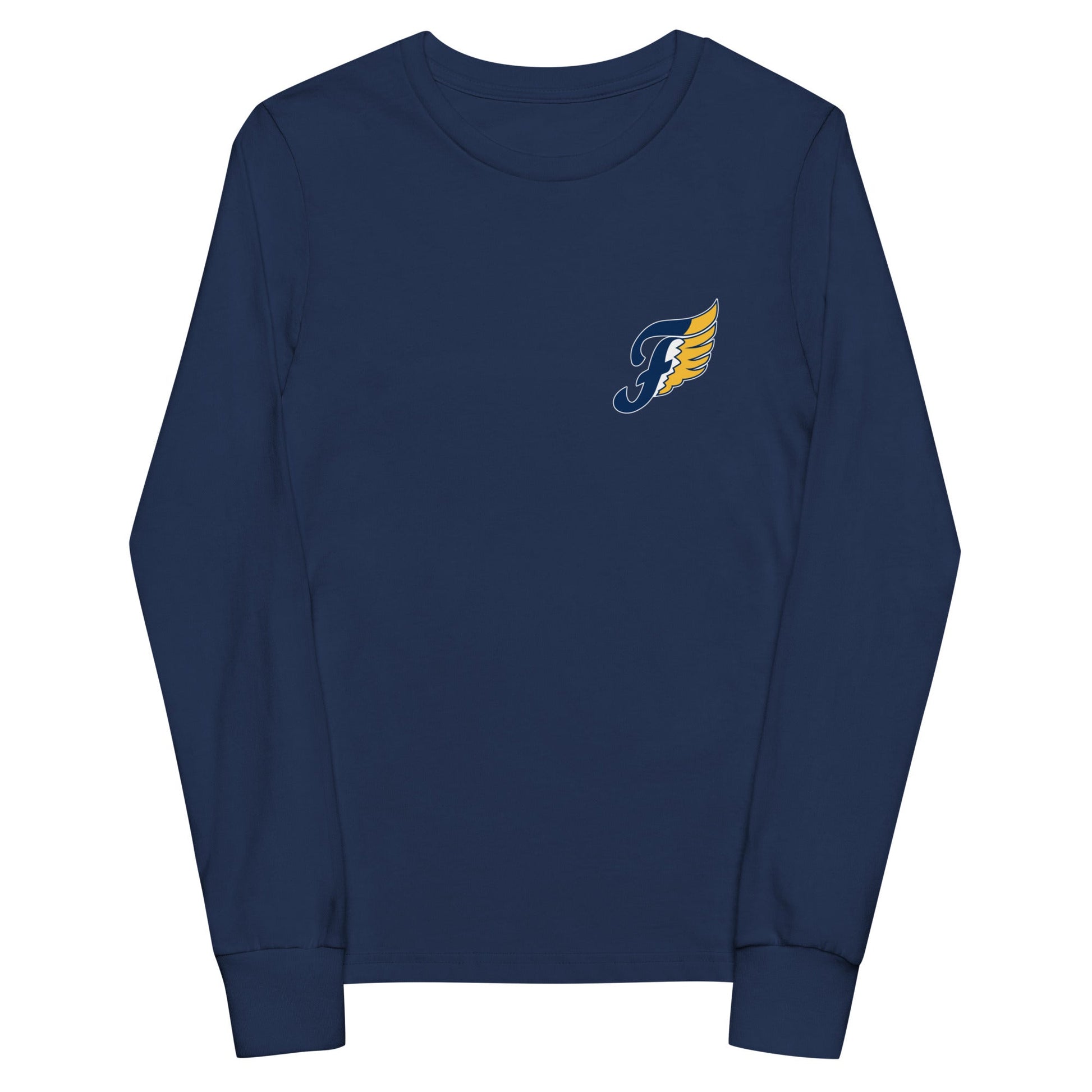 Performance | Youth Long Sleeve T-Shirt | Fluvanna Youth Football and Cheer | Crest Logo