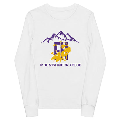 Performance | Youth Long Sleeve T-Shirt | Friday Harbor High School Mountaineers Club | Mountaineers Logo
