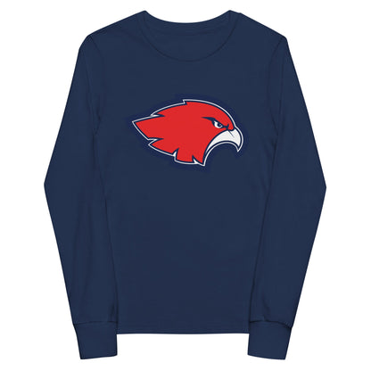 Performance | Youth Long Sleeve T-Shirt | Frontier softball | Mascot Logo