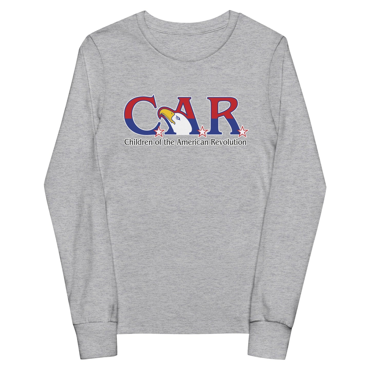Performance | Youth Long Sleeve T-Shirt | Georgia State Society Children of the American Revolution | Mark Logo