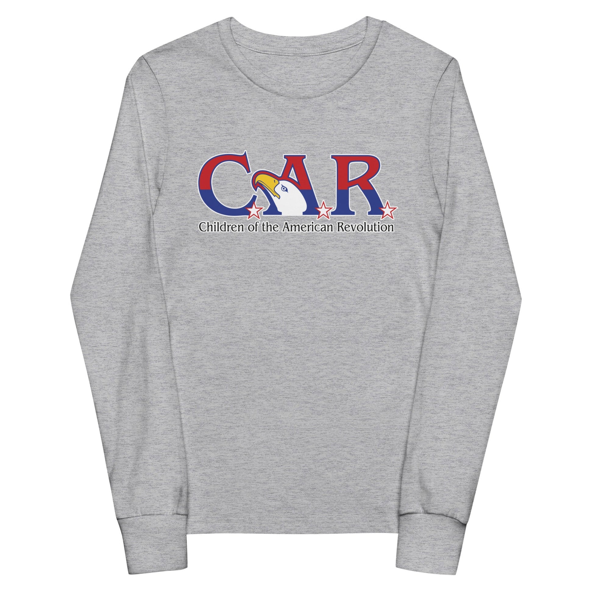 Performance | Youth Long Sleeve T-Shirt | Georgia State Society Children of the American Revolution | Mark Logo