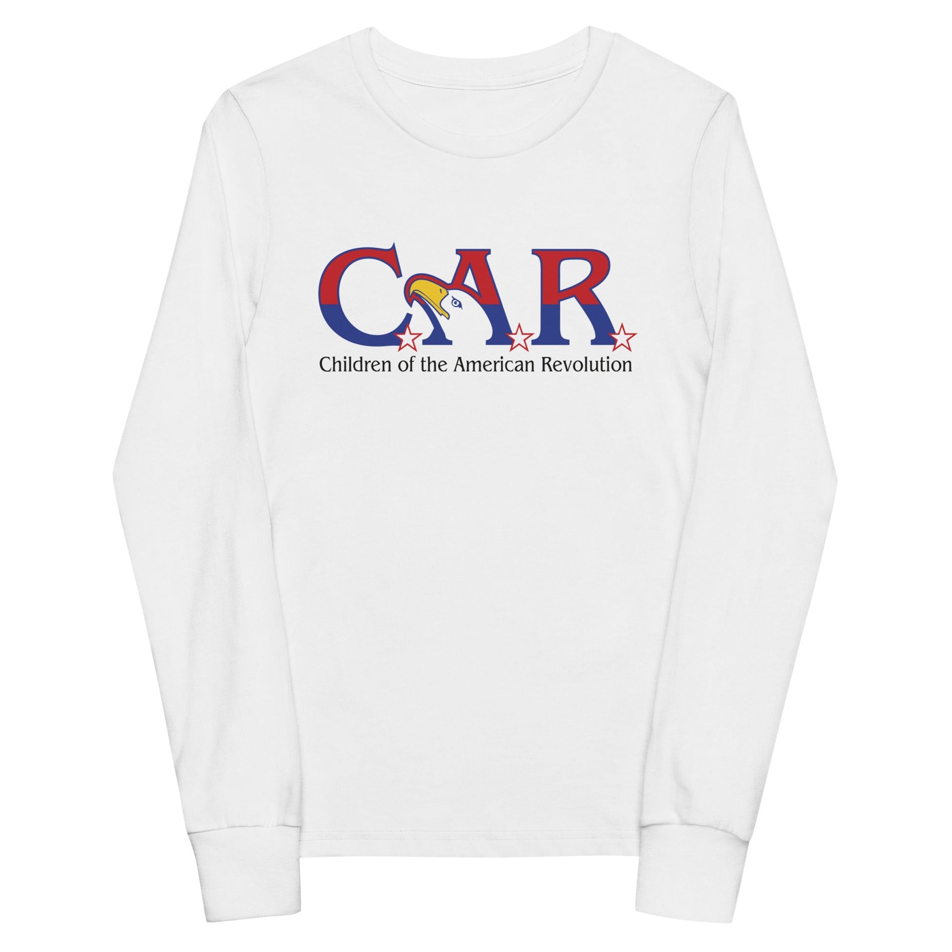 Performance | Youth Long Sleeve T-Shirt | Georgia State Society Children of the American Revolution | Mark Logo