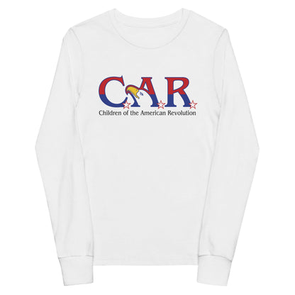 Performance | Youth Long Sleeve T-Shirt | Georgia State Society Children of the American Revolution | Mark Logo