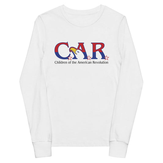Performance | Youth Long Sleeve T-Shirt | Georgia State Society Children of the American Revolution | Mark Logo