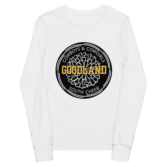 Performance | Youth Long Sleeve T-Shirt | Goodland Youth Cheer | Badge Logo
