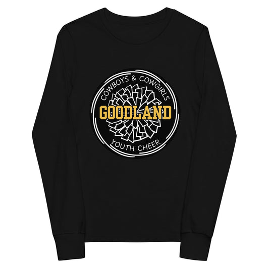 Performance | Youth Long Sleeve T-Shirt | Goodland Youth Cheer | Badge Logo