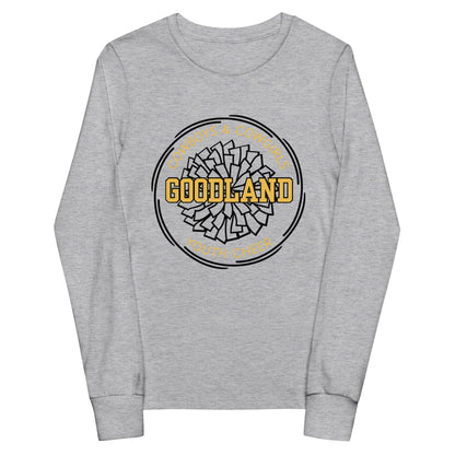 Performance | Youth Long Sleeve T-Shirt | Goodland Youth Cheer | Crest Logo